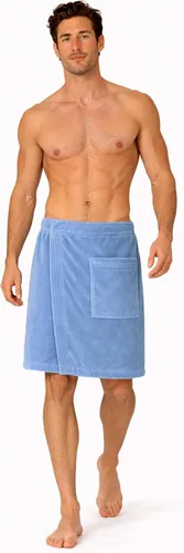 Vista 10 de Toalla ajustable de terciopelo de rizo de algodón turco para hombres (negro, talla única)