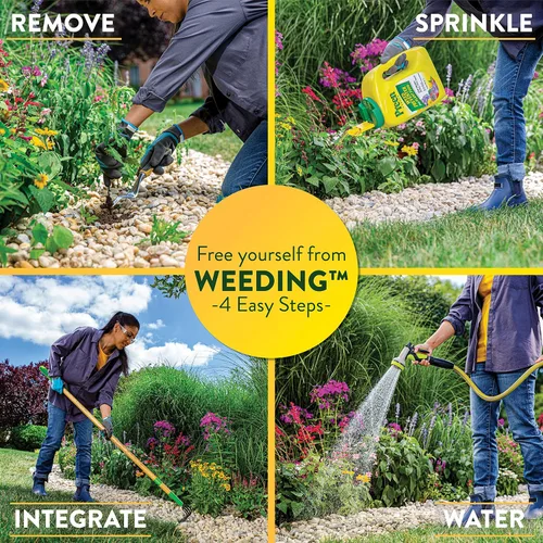 Vista 5 de Preen Garden Weed Preventer Plus Plant Food 31.3 lb. Bolsa - Fertilizante granular multiusos con control de malezas preemergente para jardines