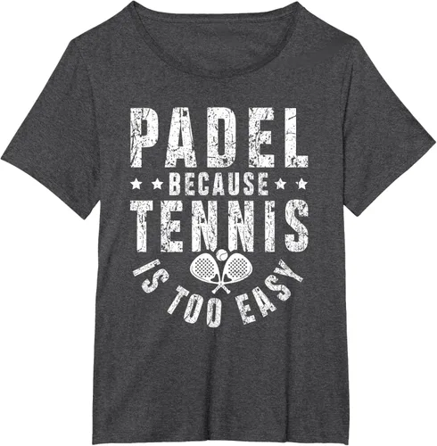 Vista 23 de Padel, Because Tennis is Too Easy - Camiseta de Padel Player