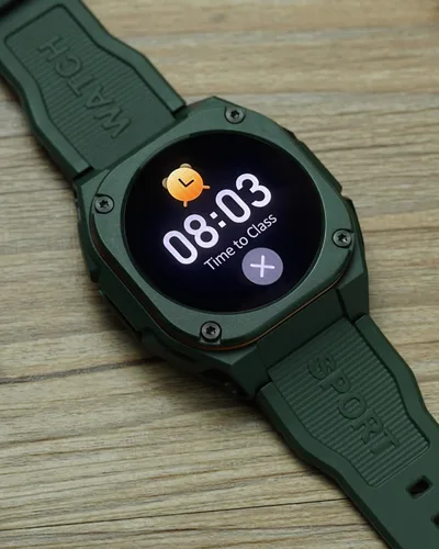 Vista 8 de Easfone B3 Sport Smart Watch, reloj de fitness AMOLED de 1.28 pulgadas con frecuencia cardíaca/sueño/impermeabilidad IP68/más de 120 modos Verde