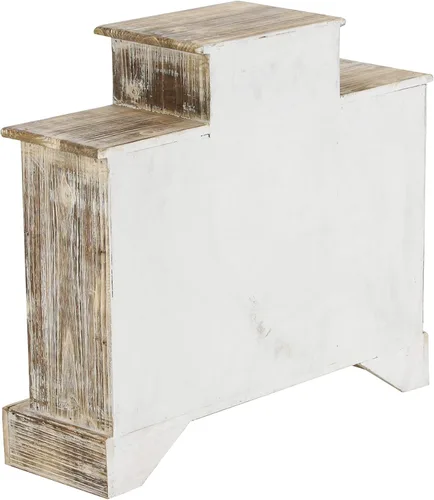 Vista 9 de Deco 79 Joyero rectangular de madera, 18 x 6 x 16 pulgadas, marrón claro