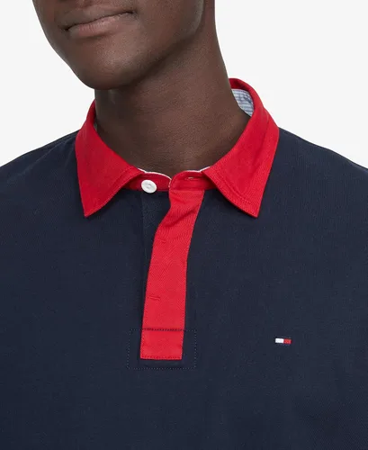 Vista 3 de Tommy Hilfiger Polo de rugby de manga corta para hombre