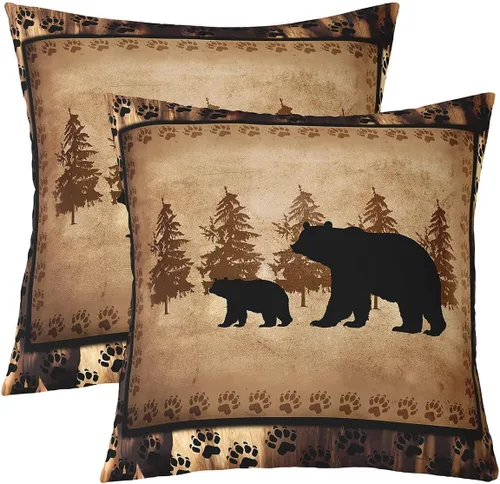 Vista 21 de Juego de 2 fundas de almohada con estampado de piel de vaca de 16"x16", fundas de cojín de piel de vaca para sala de estar, dormitorio, casa