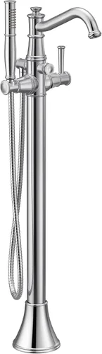 Vista 7 de Moen 9025ORB Belfield - Llenador de bañera independiente con una manija y ducha de mano, bronce aceitado Oil Rubbed Bronze