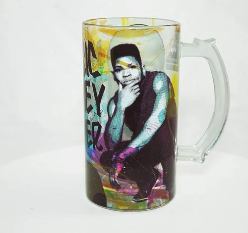 Vista 3 de Empire Music Money Power - Taza de cerveza de vidrio (16 onzas)