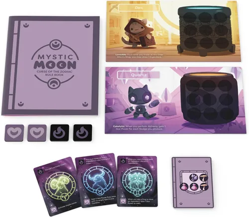 Vista 5 de Unstable Games Paquete de expansión Mystic Moon Curse of the Zodiac