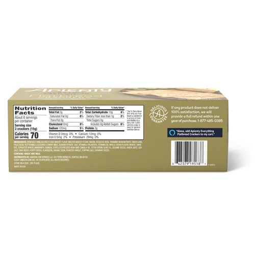 Vista 2 de Aplenty, Everything Flatbread Crackers, 4.4 oz