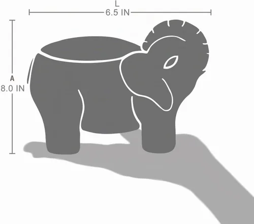 Vista 6 de Thompson Ferrier - Vela perfumada de elefante de lujo, tarro grande de 28 onzas con mezcla de cera de soja y 2 mechas de algodón, largo tiempo
