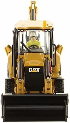 Vista 2 de Diecast Masters Caterpillar 420F2 IT Retroexcavadora, amarillo 85233 - Escala 1/50 modelo fundido a troquel coche de juguete