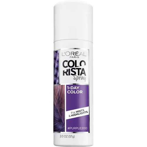 Vista 14 de L'Oreal Paris Color para pelo colorista, espray de un día, Plateado