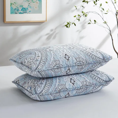 Vista 46 de Fundas Southshore Fine Linens Vilano Springs, para almohada, acolchadas, Microfibra, Pizarra, 20" x 36" 15 - Pizarra
