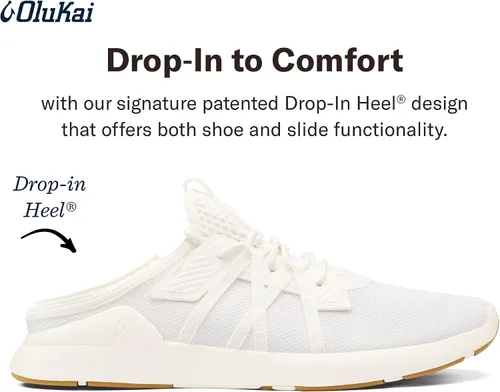 Vista 3 de OLUKAI Holo Athleisure - Tenis deportivos para hombre, ligeros, transpirables, de malla, tacón caído, comodidad y apoyo durante todo el día