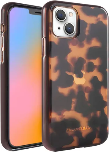 Vista 11 de FELONY CASE - Funda para iPhone 12/12 Pro - Elegante funda clásica para teléfono de tortuga - Antiarañazos, compatible con carga inalámbrica, 360 a