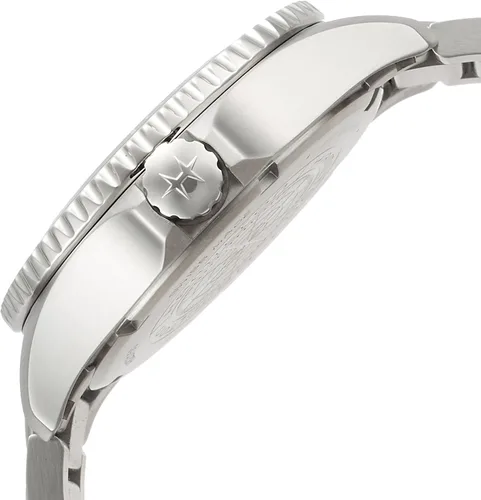 Vista 3 de Hamilton Khaki Navy Scuba Automatic Batman Bezel Reloj para hombre H82315131, Blanco, Classic