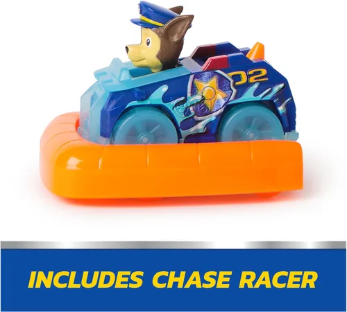 Vista 4 de PAW Patrol Pup Squad Pultopus Rescue Playset con vehículo de juguete Chase
