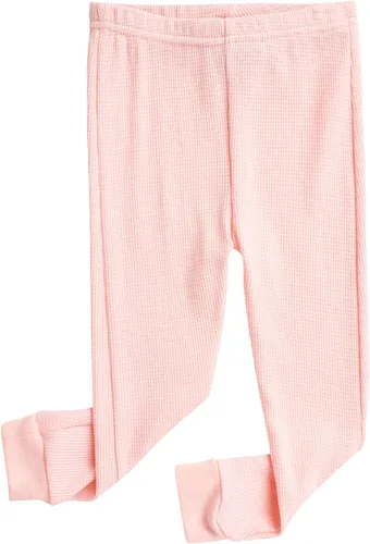 Vista 3 de Sweet & Sassy Conjunto de ropa interior térmica de 4 piezas para bebés y niñas pequeñas