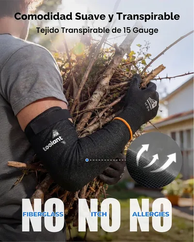 Vista 3 de toolant ANSI A9 Cut Resistant Arm Sleeves, Arm Guards for High Risk Work