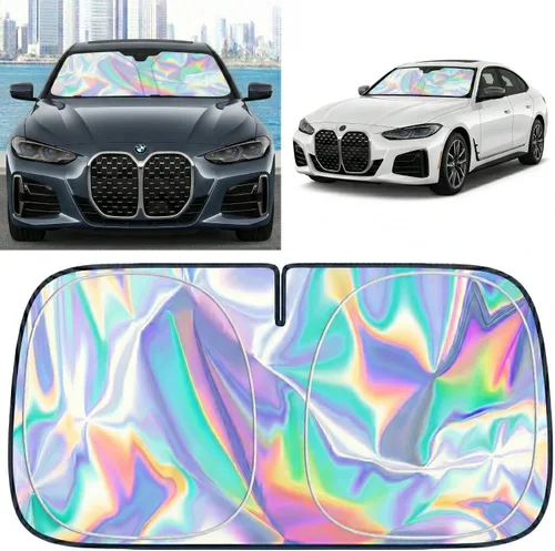 Vista 75 de Parasol para parabrisas BMW X1 E84 2016-2026 – Cubierta plegable para parabrisas X1 E84, accesorios para proteger el coche de los rayos del sol
