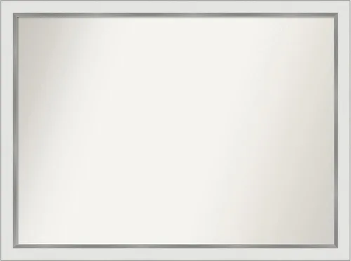 Vista 58 de Amanti Art Espejo personalizado, espejo de baño estrecho Alexandria White Wash, espejo de pared o espejo de tocador de baño sobre el fregadero