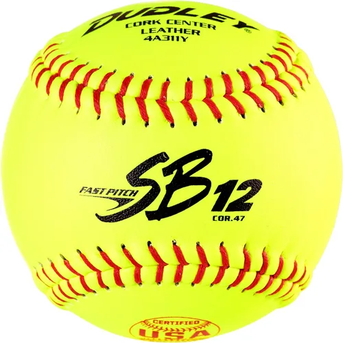 Vista 6 de Dudley Fastpitch Softballs Official USAB, USSSA, & NFHS Multiple 12 Count Options