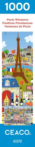 Vista 8 de Ceaco - Escaparates - Ventanas de París - Rompecabezas de 1000 piezas