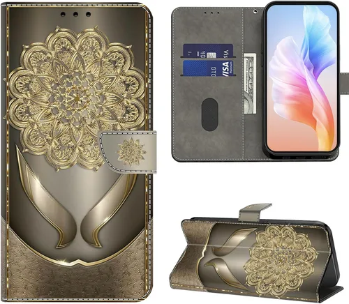 Vista 29 de Funda para Moto G 5G 2022, Moto G 5G 2022, funda protectora de piel sintética con tarjetero para Motorola Moto G 5G 2022 - Rosa azul