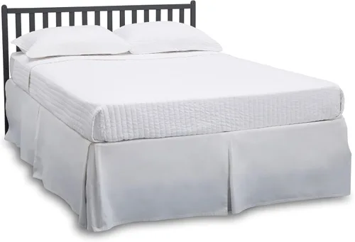 Vista 8 de Delta Children Heartland Cuna convertible 4 en 1 - Certificado Greenguard Gold, color gris carbón