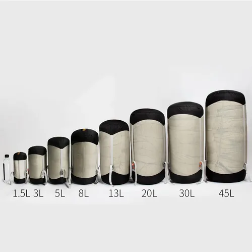 Vista 7 de New 1.5L-45L Ultralight Compression Sack for Sleeping Bag Accessories Waterproof Nylon Stuff Sack Outdoor Ultralight Storage Bag