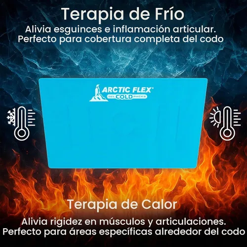 Vista 3 de Vive - Bolsa de hielo de compresión para codo con bomba inflable, alivio del dolor