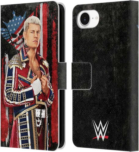 Vista 86 de Head Case Designs Funda con licencia oficial de la WWE American Nightmare Flag Cody Rhodes compatible con Apple iPhone 11