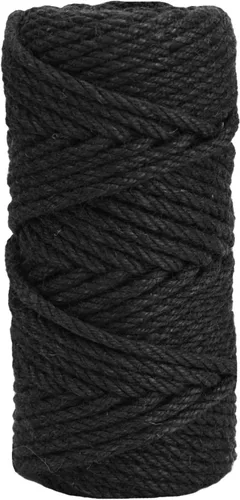 Vista 5 de Leecogo Cuerda de yute de 4,5 mm 30 metros de cuerda natural para manualidades, ideal para jardinería en casa, macramé, manualidades, DIY, postes