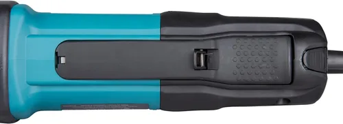 Vista 7 de Makita GD0600 1/4" interruptor de paleta amoladora, con interruptor de CA/CC, azul