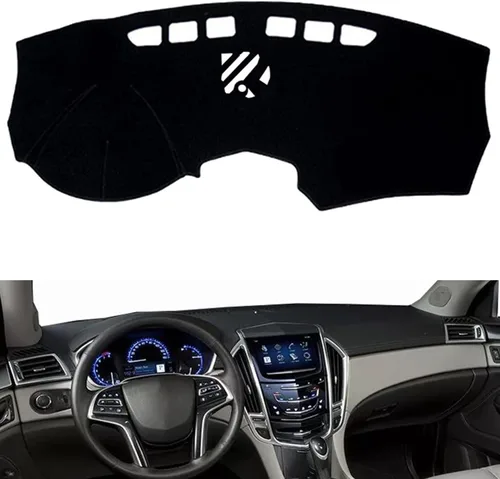 Vista 18 de Tapete para cubierta de tablero de instrumentos de automóvil, compatible con Cadillac CTS 2003-2007 con volante a la izquierda