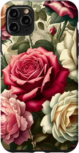 Vista 12 de Funda con diseño floral para iPhone 16 con diseño floral estilo victoriano