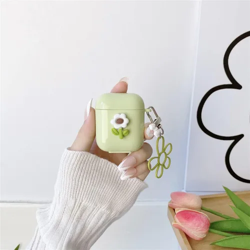 Vista 12 de Compatible con funda para Airpod, funda para Airpods 1 y 2, accesorios de AirPods, funda protectora a prueba de golpes, compatible con funda
