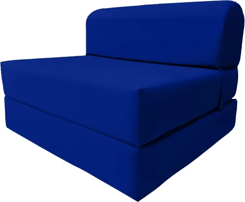 Vista 38 de D&D Futon Furniture. Silla plegable de espuma, sofá de estudio, colchón de espuma plegable para invitados (6 x 24 x 70 pulgadas, negro)