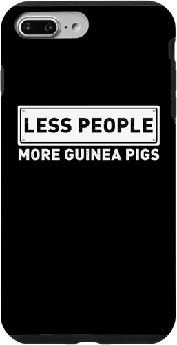 Vista 9 de iPhone 15 Less People More Guinea Pigs for Women Funny Saying Case