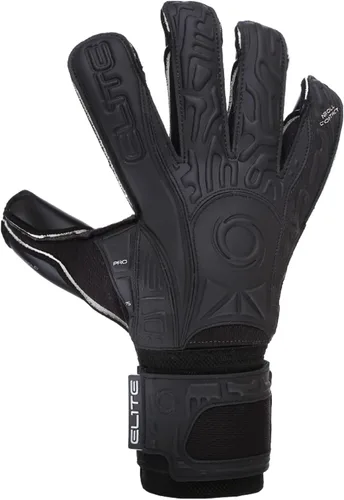 Vista 2 de Elite Sport Black Goalkeeper Gloves, Removable Finger Spines, Pro-Level Goalkeeper Gloves for Superior Grip and Control