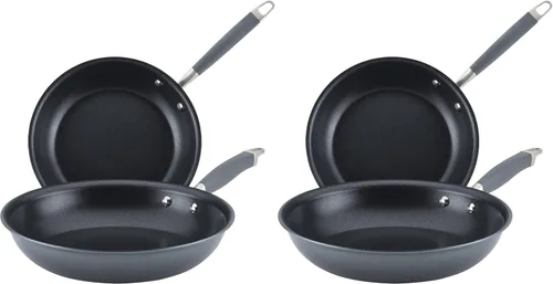 Vista 15 de Anolon Advanced - Sarténes antiadherentes de bronce anodizadas duras para el hogar (26,04 cm)
