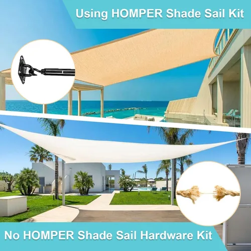 Vista 4 de HOMPER Kit de accesorios de vela de 6 pulgadas para vela rectangular