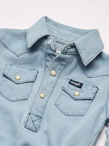 Vista 2 de Wrangler Body vaquero de manga larga para bebé niño