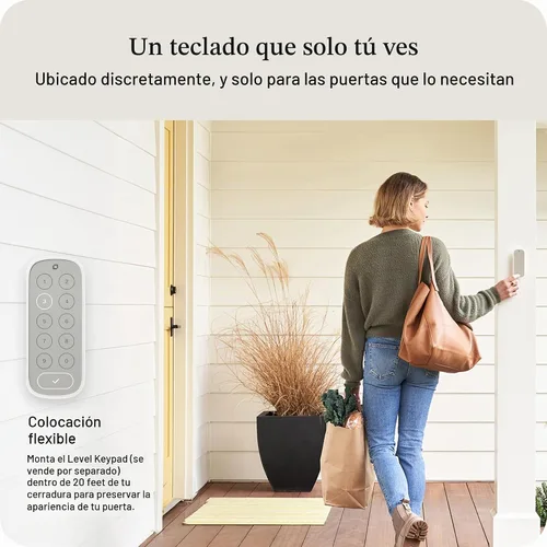 Vista 8 de Bloqueo inteligente Level Bolt (Matter) – Haz que tu cerradura sea inteligente sin cambiar llaves o hardware – Matter-Over-Thread, entrada sin llave