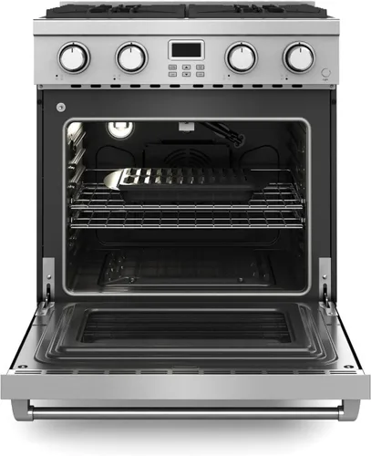 Vista 2 de THOR Kitchen Cocina profesional de gas de 30 pulgadas en acero inoxidable - Modelo ARG30