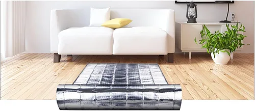 Vista 13 de Calefacción eléctrica radiante por suelo radiante para alfombras, suelos laminados y de madera flotante, corte y giro de 15 pies cuadrados para un
