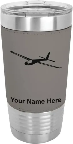 Vista 18 de LaserGram Vaso personalizado de 20 onzas, planeador (estilo béisbol)