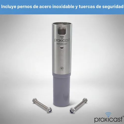 Vista 5 de Proxicast Adaptador de Antena Starlink para Monturas de Antena J-Max - Acoplador de Acero Inoxidable para Antena de Plato Satelital Rectangular