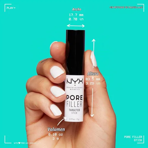 Vista 6 de NYX PROFESSIONAL MAKEUP Palo de imprimación dirigido para relleno de poros, imprimación difuminadora