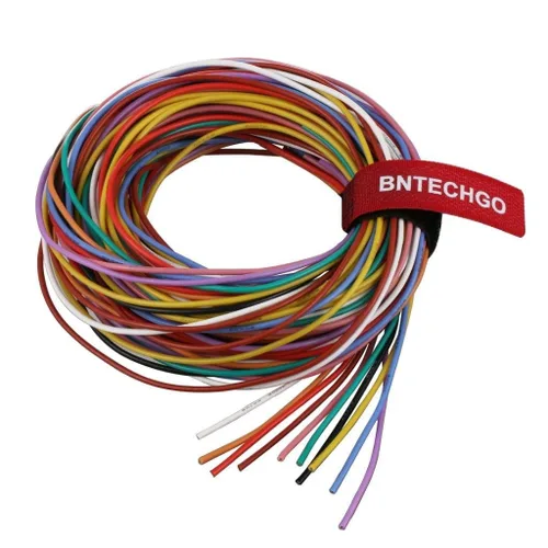 Vista 7 de Cable de batería de silicón de BNTECHGO, calibre 16 AWG, ultraflexible, resistente a temperaturas de 200 °C, 252 hilos de cobre estañado trenzado