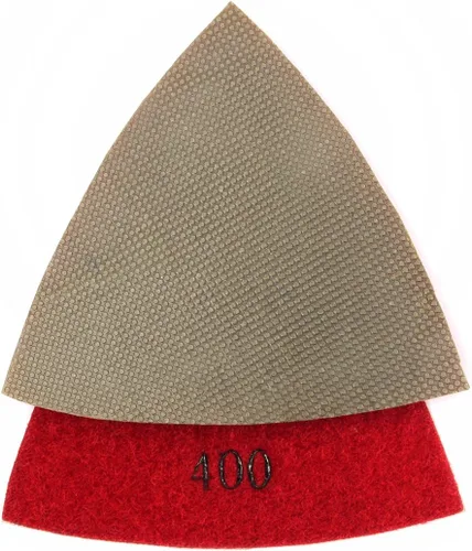 Vista 7 de Z-Lion Grano de lijado triangular galvanizado diamante 60 para herramientas oscilantes