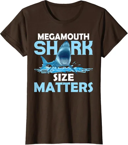Vista 18 de Mega Shark Size Matter Camiseta Fun Shark Puns, Negro
